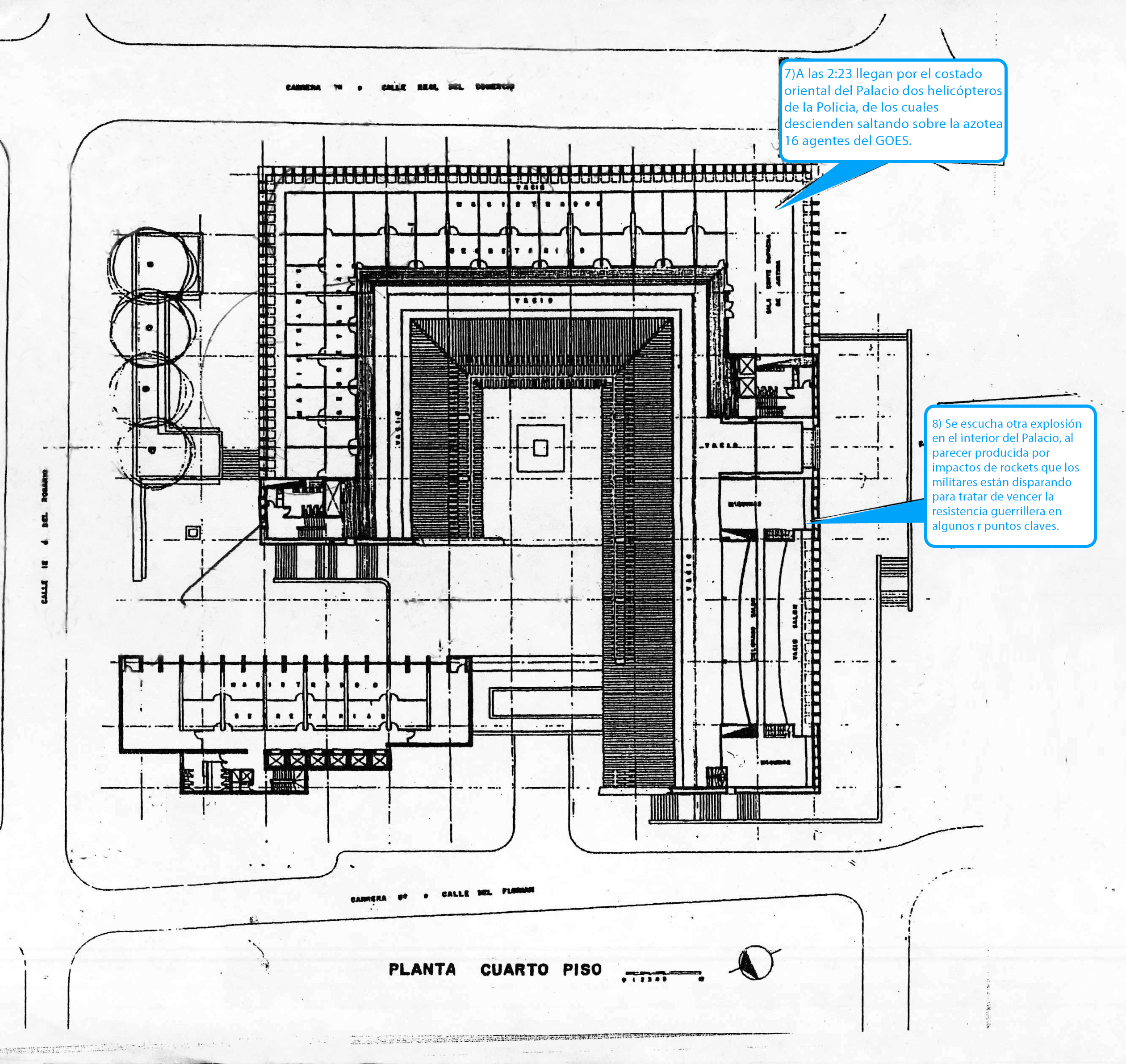Plano Palacio de Justicia
